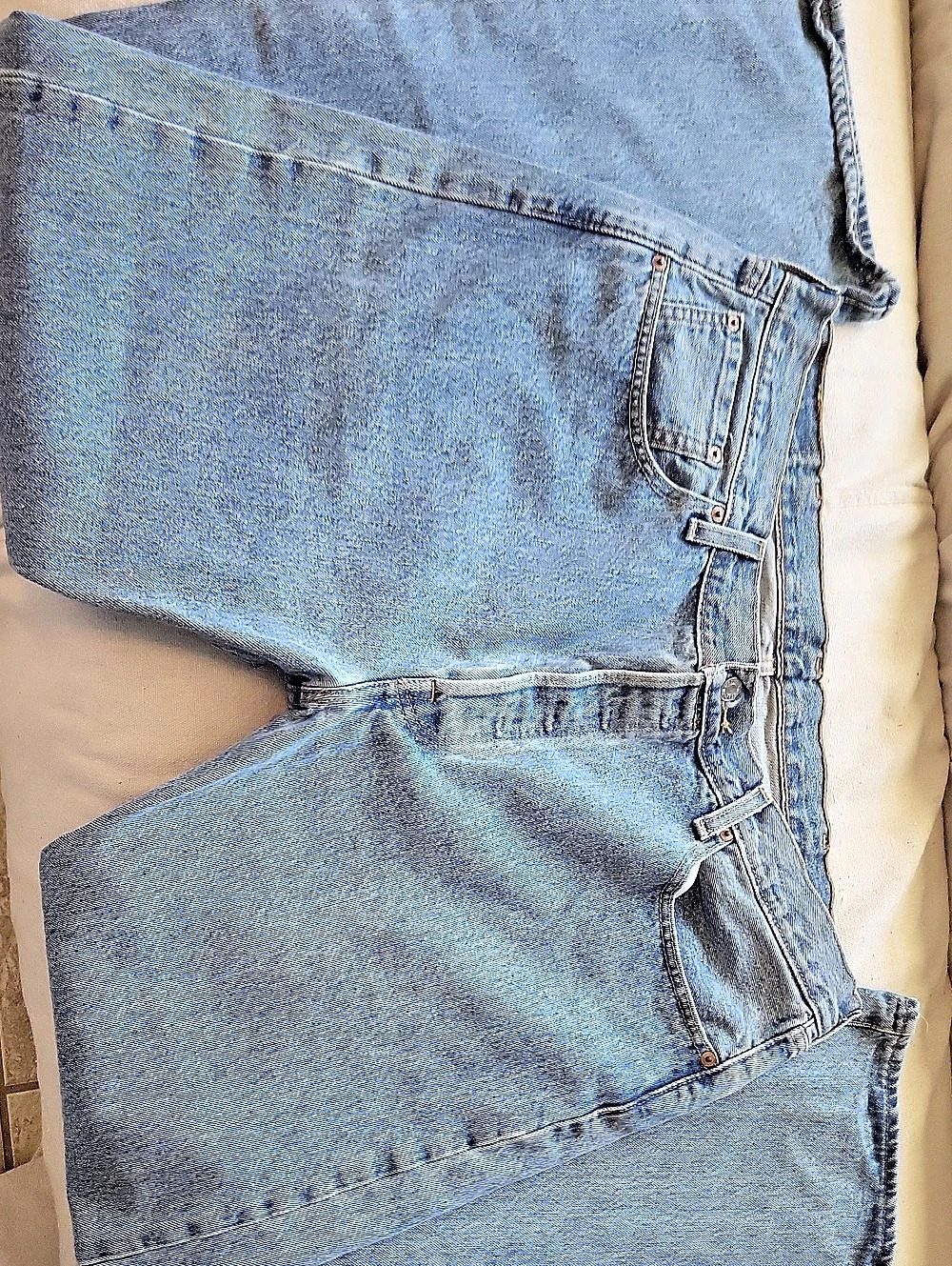 Levi's 501 Original Fit Jeans Original Fit Straight Leg Jeans Waist 32 Blue